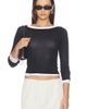 Enza Costa Enza Costa Tissue Jersey Layered Longsleeve - 1