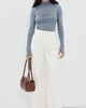 Enza Costa Enza Costa Twist Top Steel Blue - 5