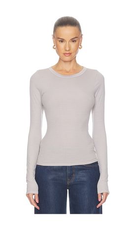 Enza Costa Enza Costa Vsilk Rib Essential Crew