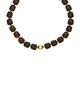 Epifene Epifene Chunky Brown Resin Beaded Necklace - 1