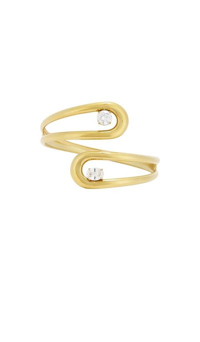 Epifene Epifene Crystal Wrap Around Arm Cuff