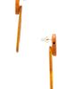 Epifene Epifene Oversized Brown Resin & Wood Earrings - 2