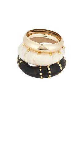 Epifene Epifene Studded Bangles Set Of 3