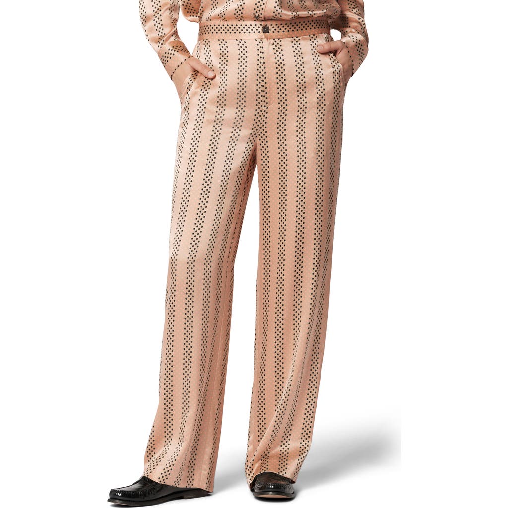 Equipment Equipment Aeslin Polka Dot Wide Leg Silk Pants