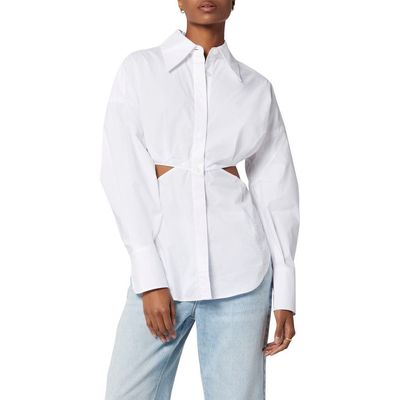 Equipment Equipment Alya Cutout Button-Up Shirt