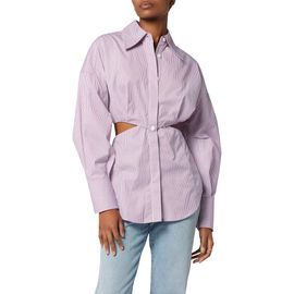 Equipment Equipment Alya Cutout Silk Button-Up Shirt
