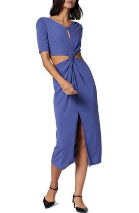 Equipment Equipment Genevieve Side Cutout Dress