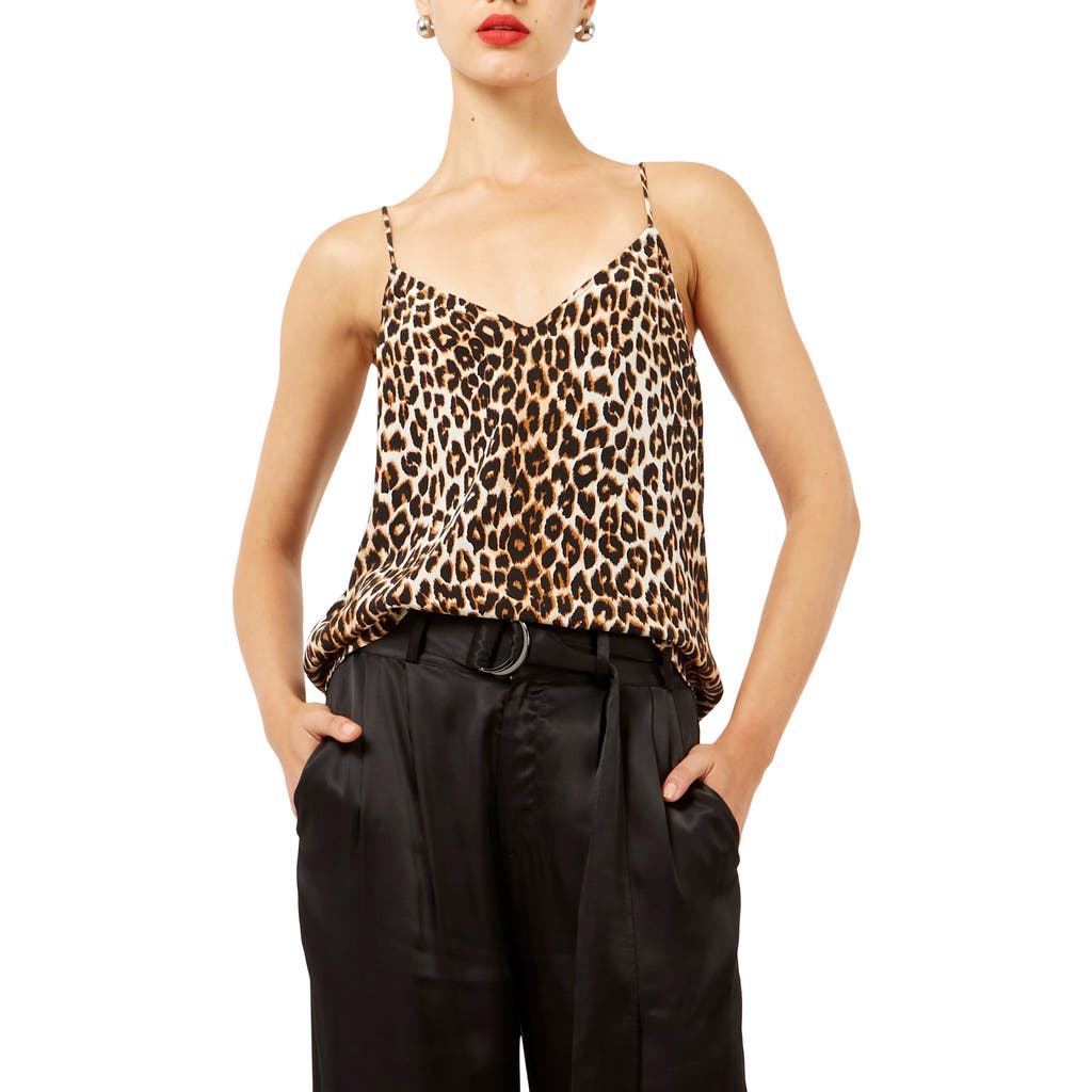 Equipment Equipment Layla Leopard Print Silk Camisole