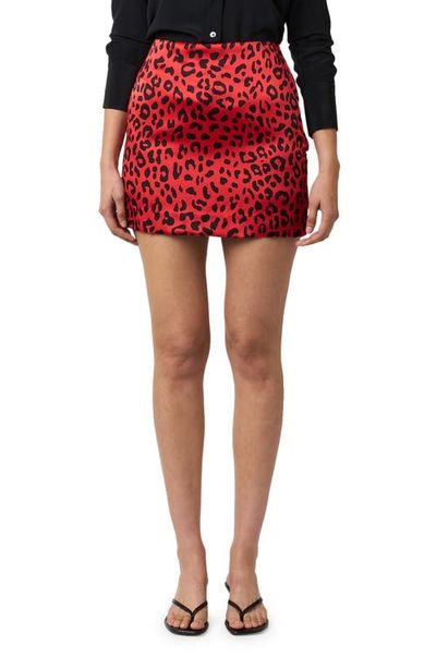 Equipment Equipment Laylin Print Miniskirt