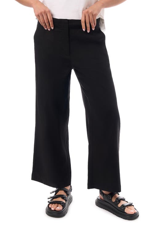 Equipment Equipment Linen Blend Crop Trouser