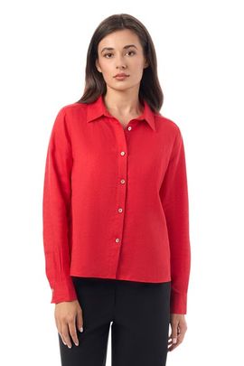 Equipment Equipment Long Sleeve Linen Shirt