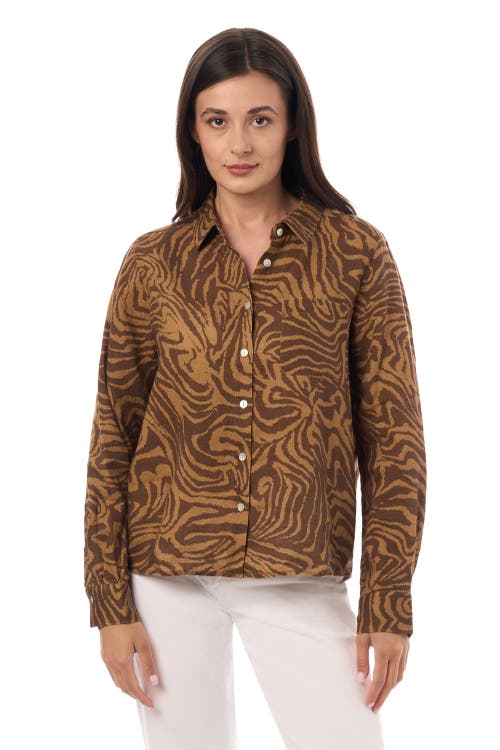 Equipment Equipment One Pocket Long Sleeve Linen Shirt