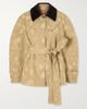 ERDEM Belted corduroy-trimmed floral-jacquard cotton jacket - 1