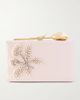 ERDEM Bloom crystal-embellished satin clutch - 1