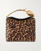 ERDEM Bloom mini animal-print calf hair clutch - 1