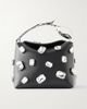 ERDEM Bloom mini crystal-embellished leather clutch - 1