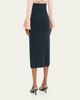 Erdem Embroidered Wool Knit Midi Pencil Skirt - 3