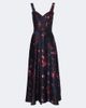 Erdem Erdem Belted floral bustier dress - 1
