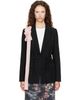 Erdem Erdem Black Double Breasted Belted Blazer - 1