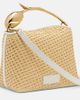 Erdem Erdem Bloom Mini leather-trimmed raffia top-handle bag - 4