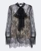 Erdem Erdem Bow-detail floral lace blouse - 1