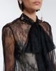 Erdem Erdem Bow-detail floral lace blouse - 3