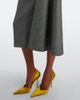 Erdem Erdem Bow-detail herringbone draped midi dress - 5