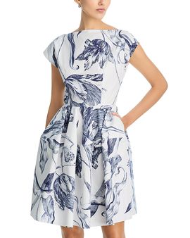 Erdem Erdem Cap Sleeve Mini Dress