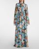 Erdem Erdem Caped floral silk voile gown - 2