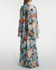 Erdem Erdem Caped floral silk voile gown - 3