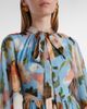 Erdem Erdem Caped floral silk voile gown - 4