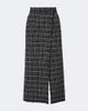 Erdem Erdem Checked cotton-blend tweed maxi skirt - 1