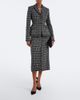 Erdem Erdem Checked cotton-blend tweed maxi skirt - 2