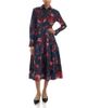 Erdem Erdem Cotton Printed Long Sleeve Shirtdress - 1