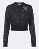 Erdem Erdem Cropped embellished alpaca-blend cardigan - 1