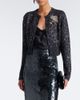 Erdem Erdem Cropped embellished alpaca-blend cardigan - 5