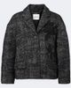 Erdem Erdem Cropped embroidered wool-blend jacket - 1