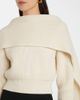 Erdem Erdem Cropped wool and cashmere scarf sweater - 4