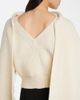 Erdem Erdem Cropped wool and cashmere scarf sweater - 5