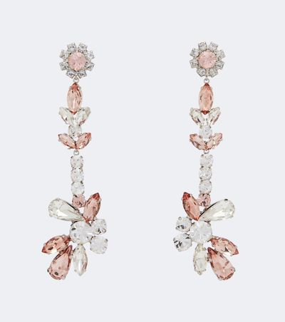 Erdem Erdem Crystal-embellished drop earrings