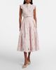 Erdem Erdem Cutout floral pleated midi skirt - 2