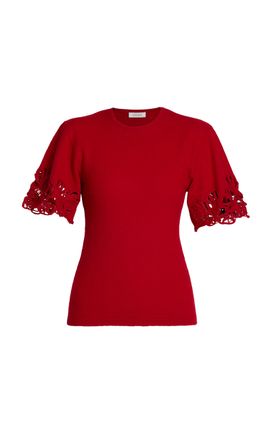 Erdem Erdem Cutout Knit Wool Top