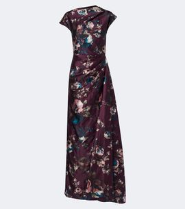 Erdem Erdem Draped floral satin gown