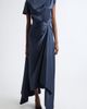 Erdem Erdem Draped Satin Handkerchief Hem Skirt - 2
