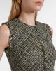 Erdem Erdem Draped tweed midi dress - 4