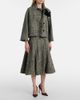 Erdem Erdem Draped tweed midi dress - 6