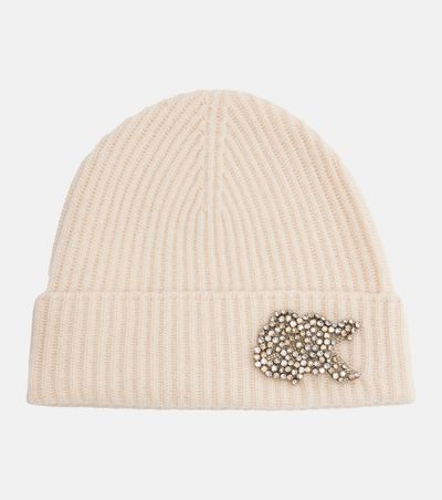 Erdem Erdem Embellished cashmere beanie
