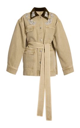 Erdem Erdem Embellished Denim Jacket