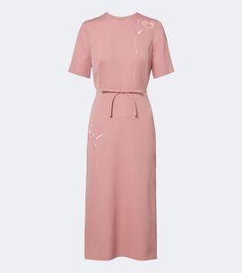Erdem Erdem Embellished embroidered twill midi dress