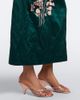 Erdem Erdem Embellished floral appliqué satin cocktail dress - 5
